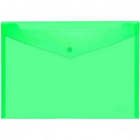Папка-конверт на кнопке "Nix" А5+, зеленый